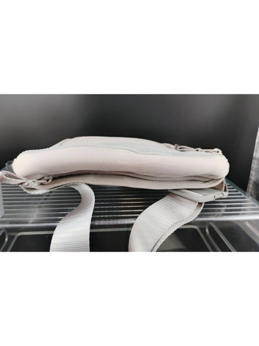 All in Motion Small Beige Crossbody Waist Bag With Adjustable Strap - Picture 5 of 9
